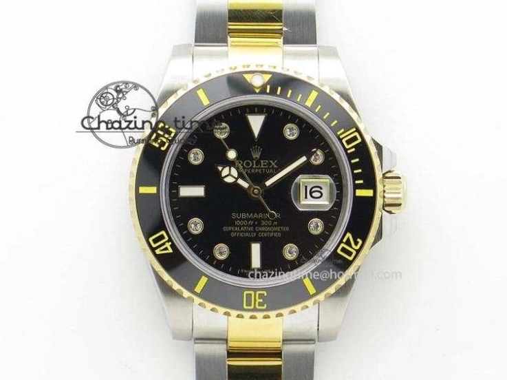 RG SS President Stick Markers NH05A Best GSF 178274 SEIKO 31mm Datejust Edition on Bracelet Dial SS RG Silver 1123